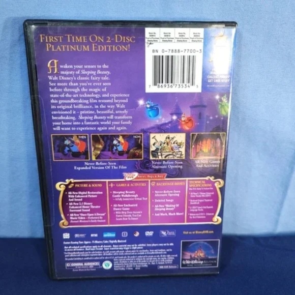 Sleeping Beauty 50th Anniversary Platinum Edition DVD - Picture 4 of 8